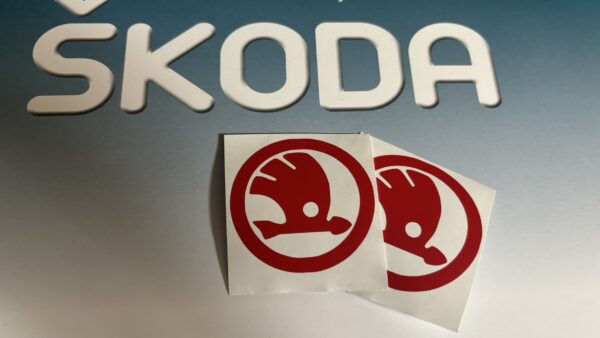 Nálepka na poklici kola Škoda - Image 4